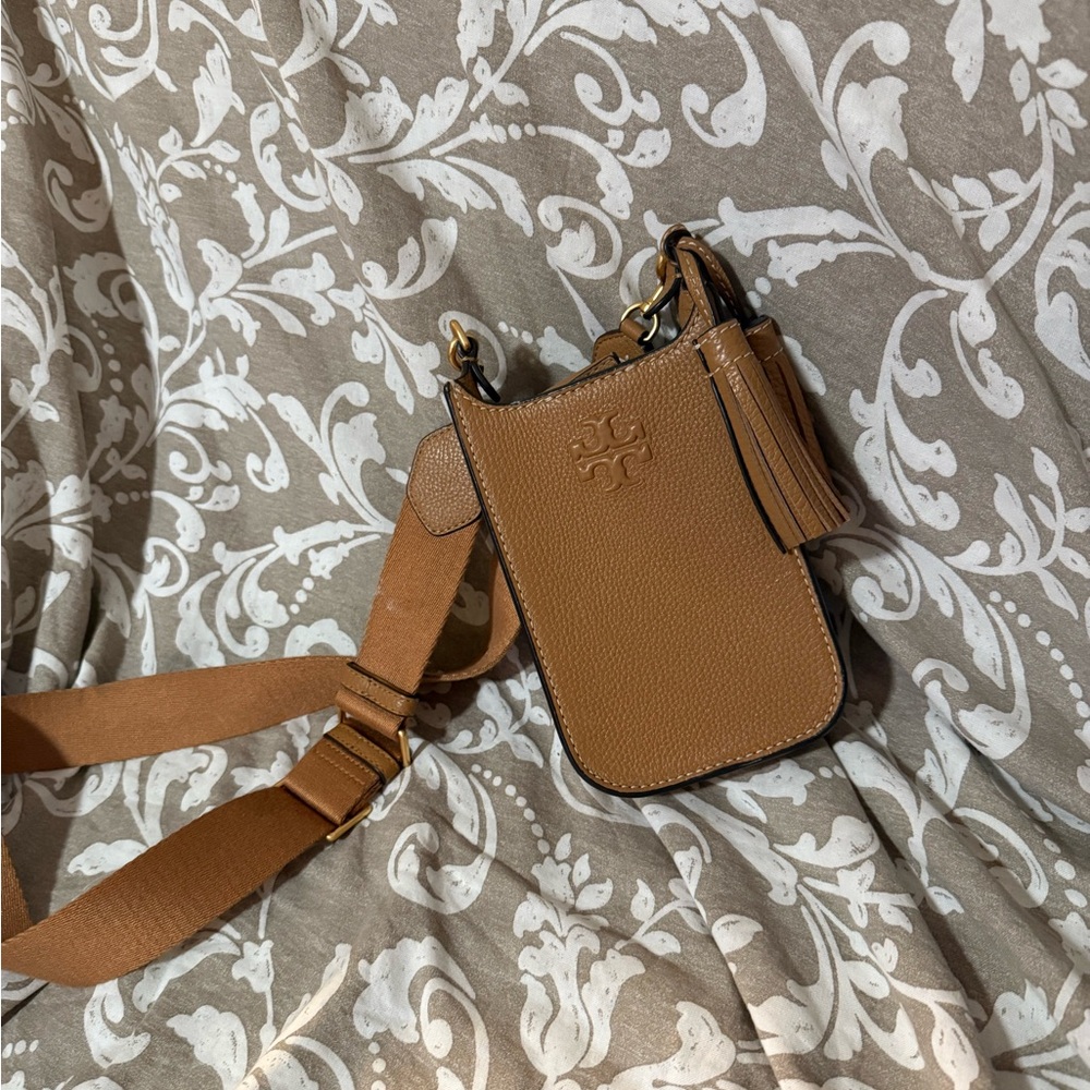 Tory Burch Brown Crossbody with Tassel